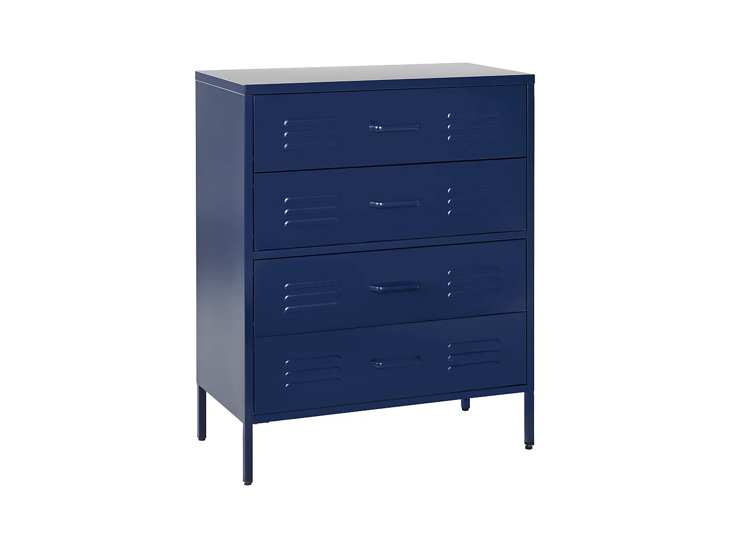 Meuble à tiroirs ENAGO Métal Bleu marine