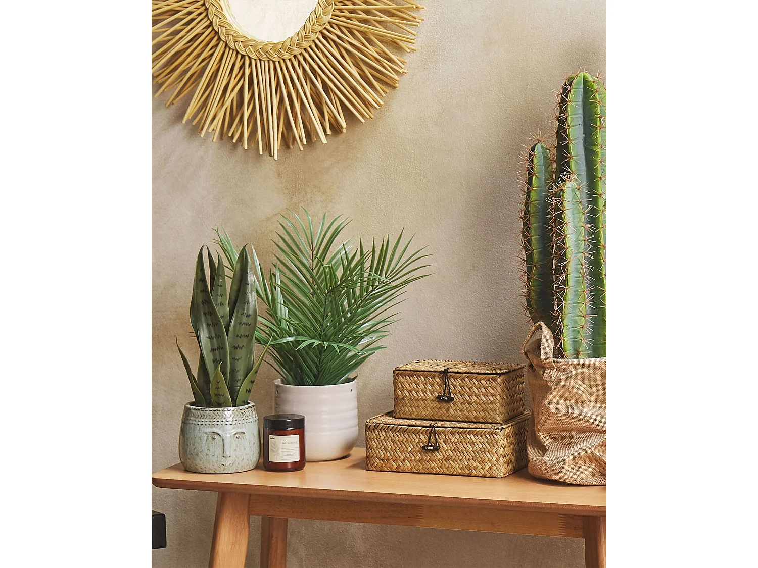 Kunstpflanze im Blumentopf 45 cm ARECA PALM