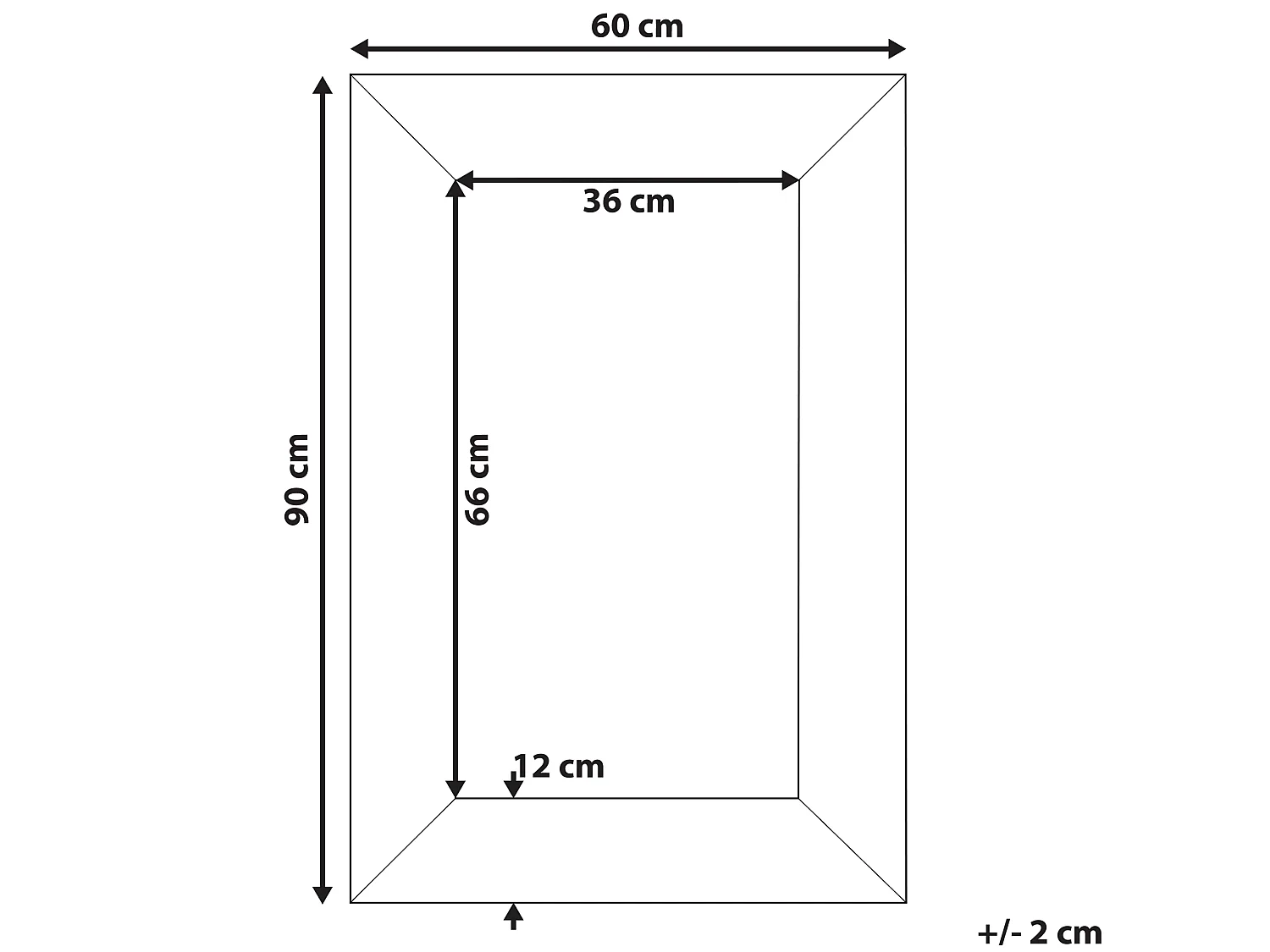 Miroir 90 cm Argenté BODILIS