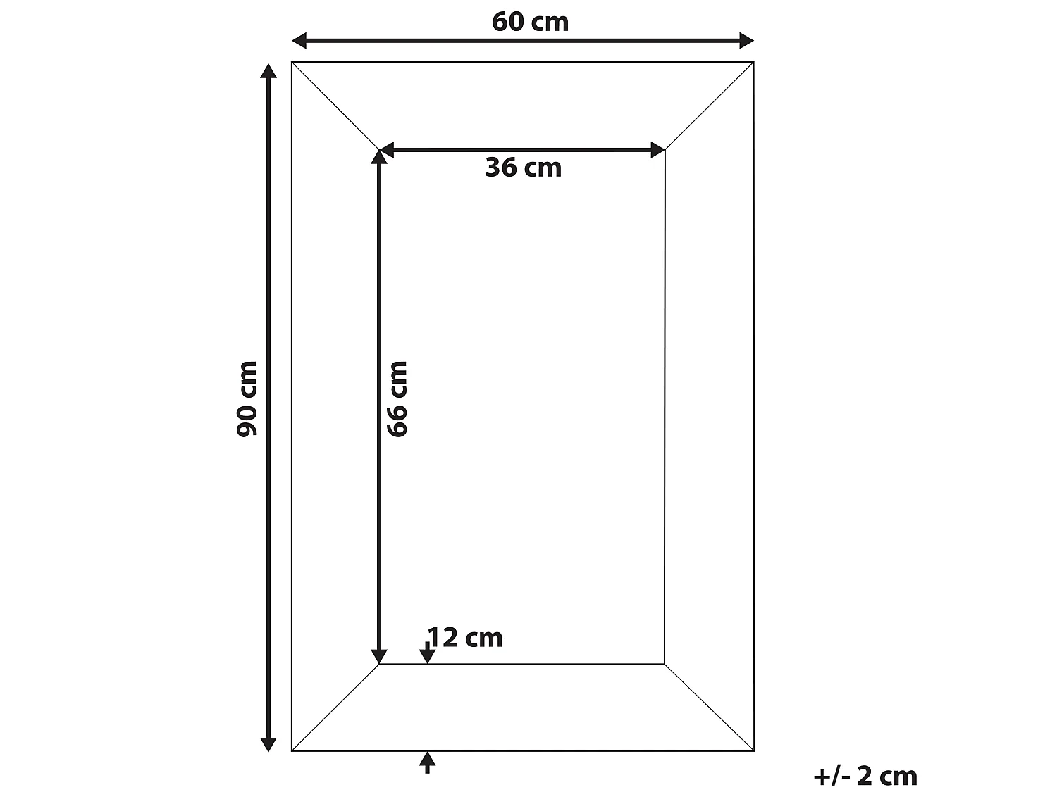 Miroir 90 cm Argenté BODILIS