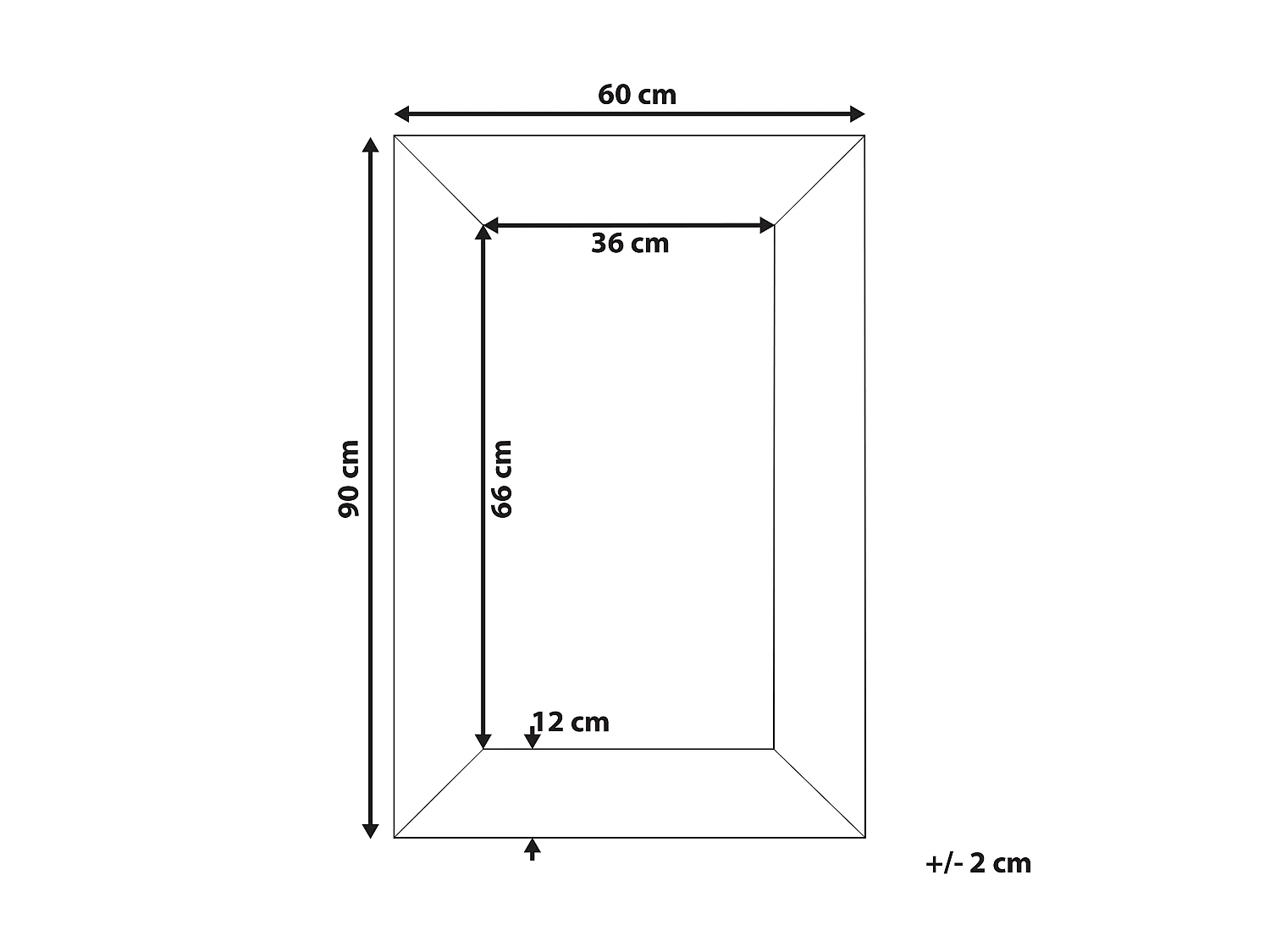 Miroir 90 cm Argenté BODILIS