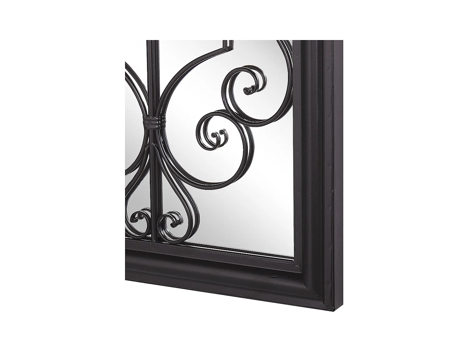 Espejo CAMPEL 49 cm 97 cm Metal Negro