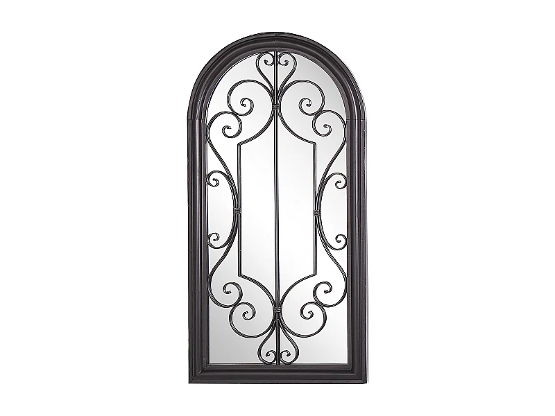 Miroir CAMPEL 49 cm 97 cm Métal Noir