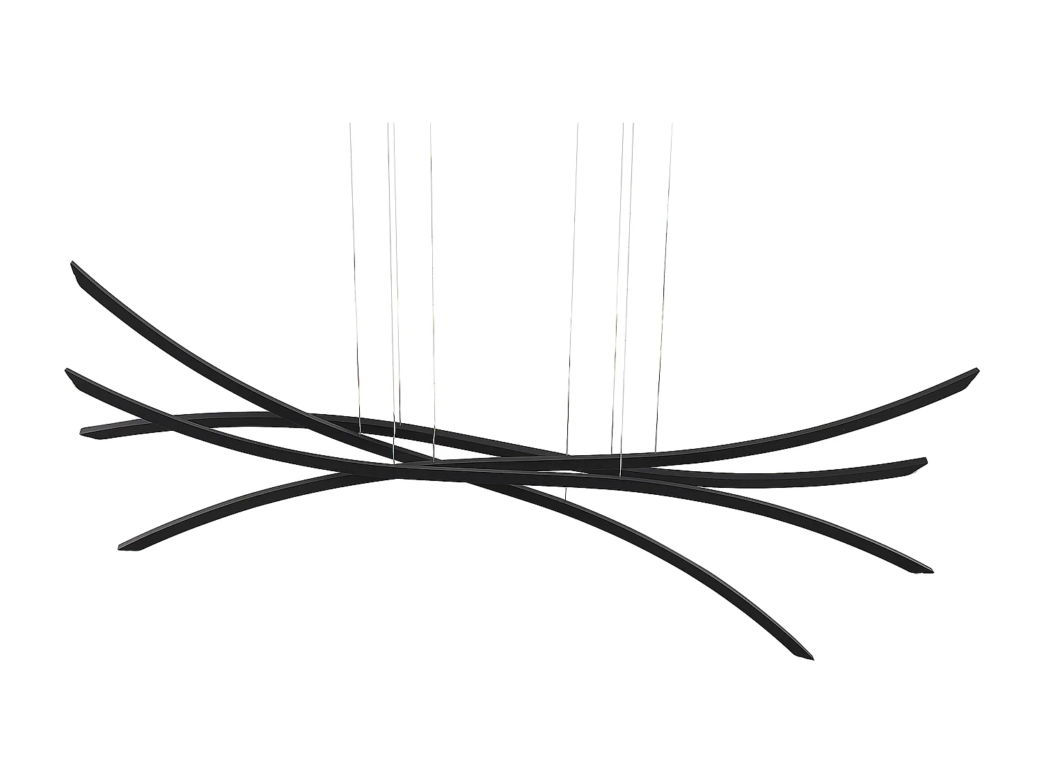 Lampe LED suspendue CALAO Métal Noir