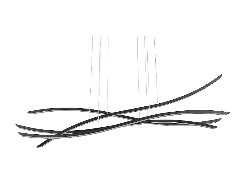 Lampe LED suspendue CALAO Métal Noir