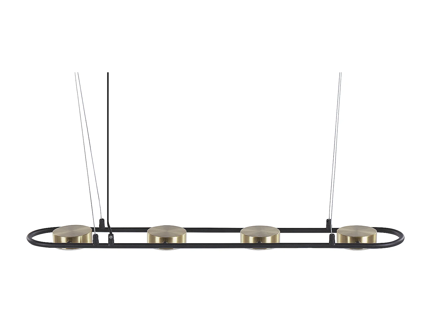 Lámpara LED colgante MALI Metal Negro