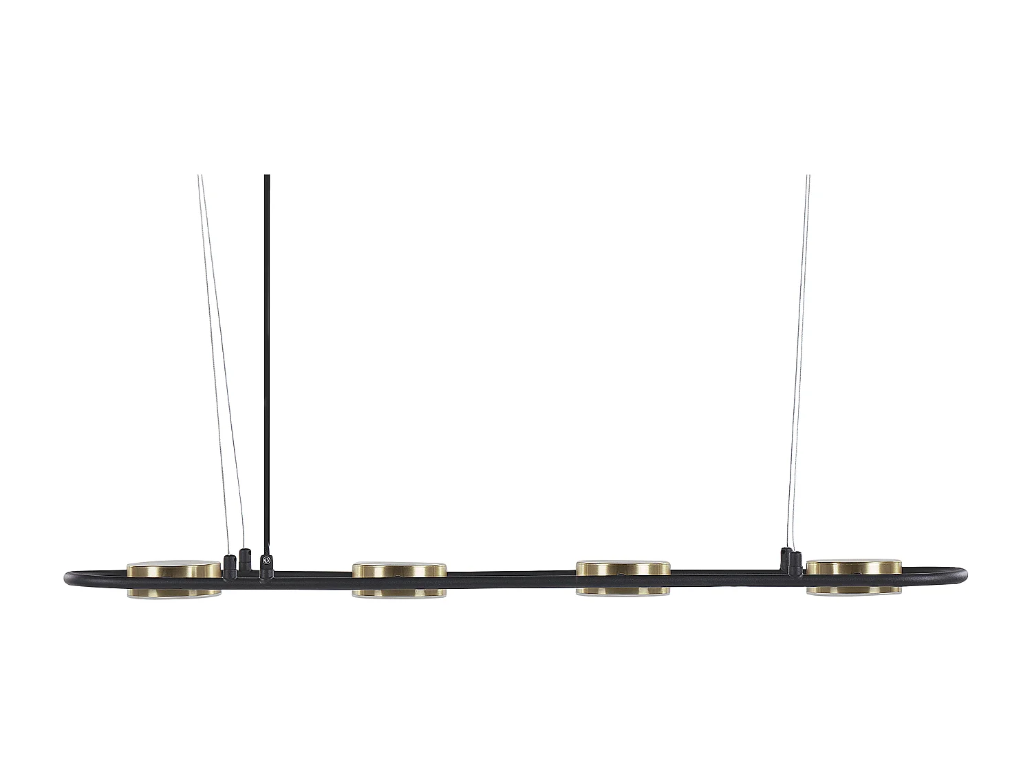 Lampadario a LED MALI Metallo Nero