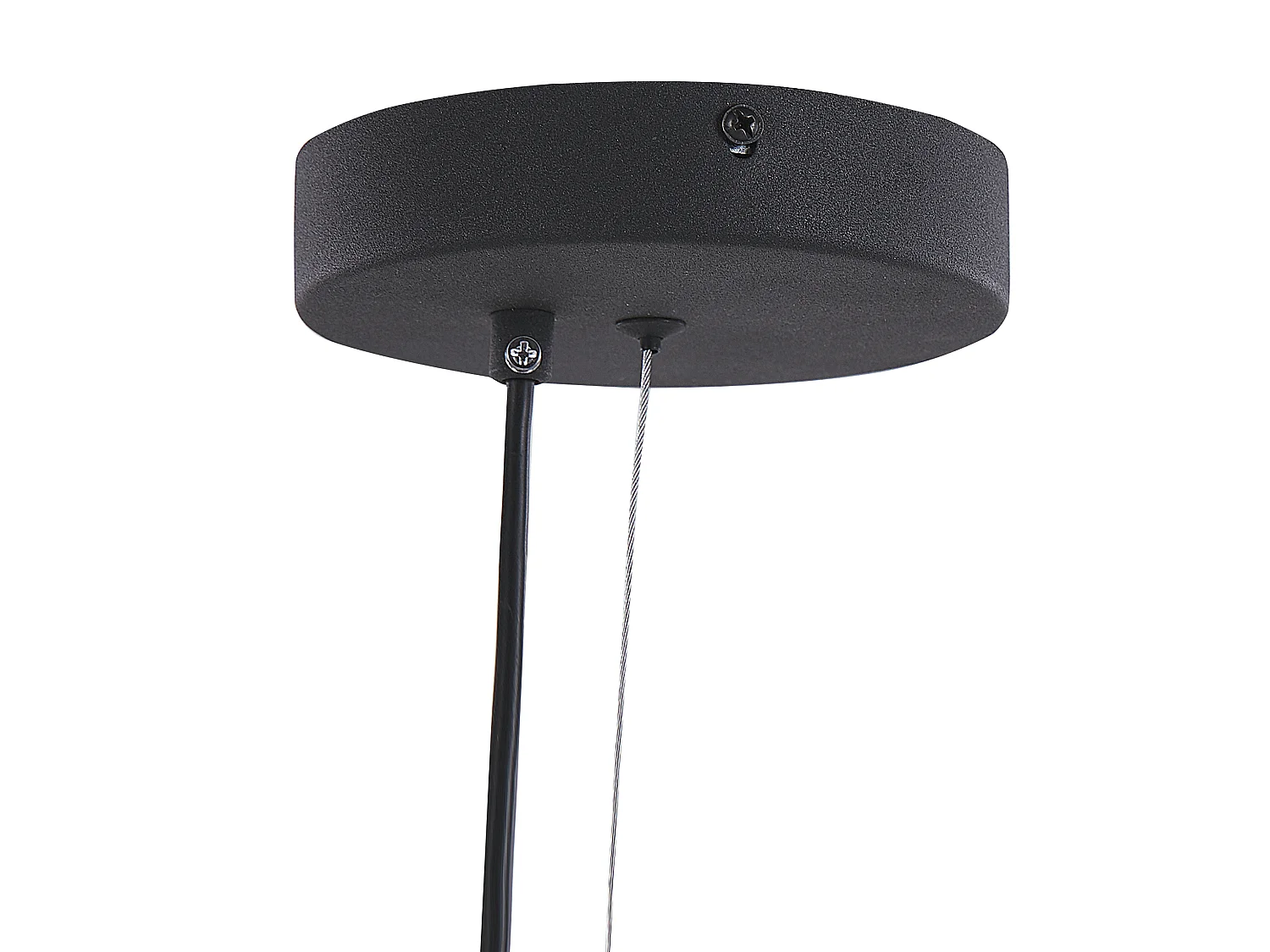 Hängelampe Metall schwarz / Messing Oval 4-flammig Modern Mali