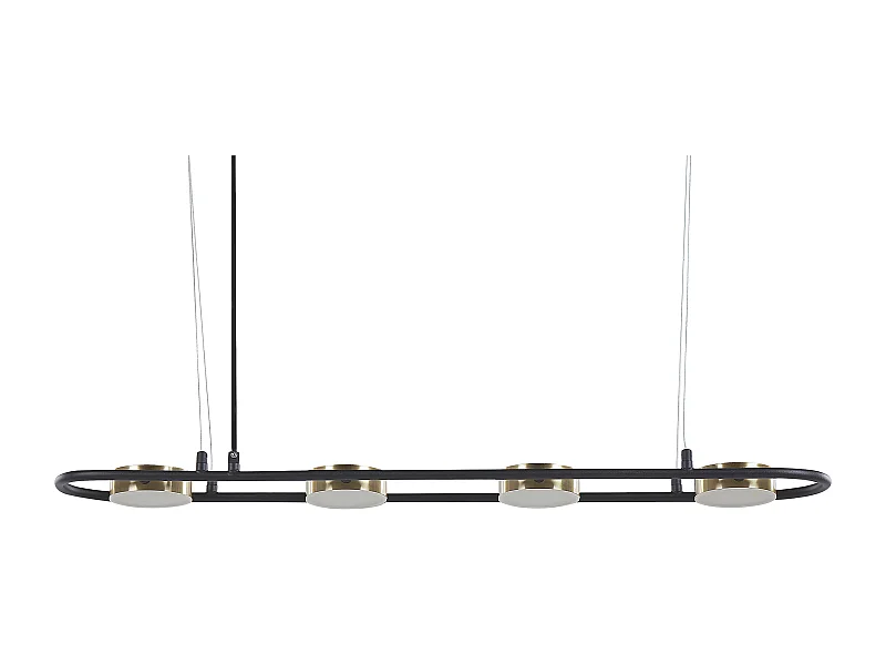 Lampadario a LED MALI Metallo Nero