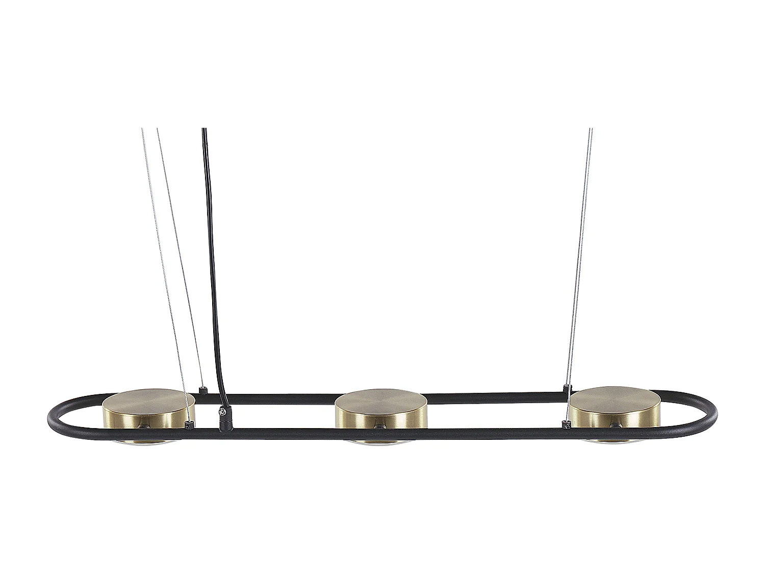 Lámpara LED colgante MALI Metal Negro