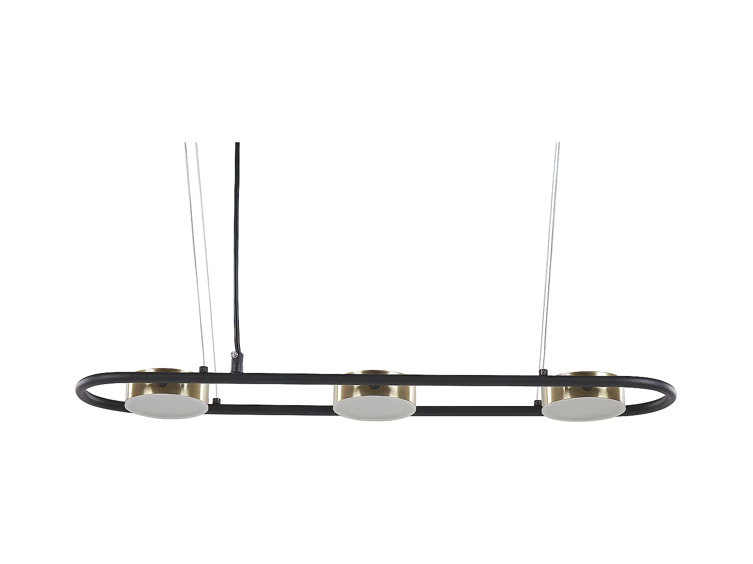 Lampe LED suspendue MALI Métal Noir