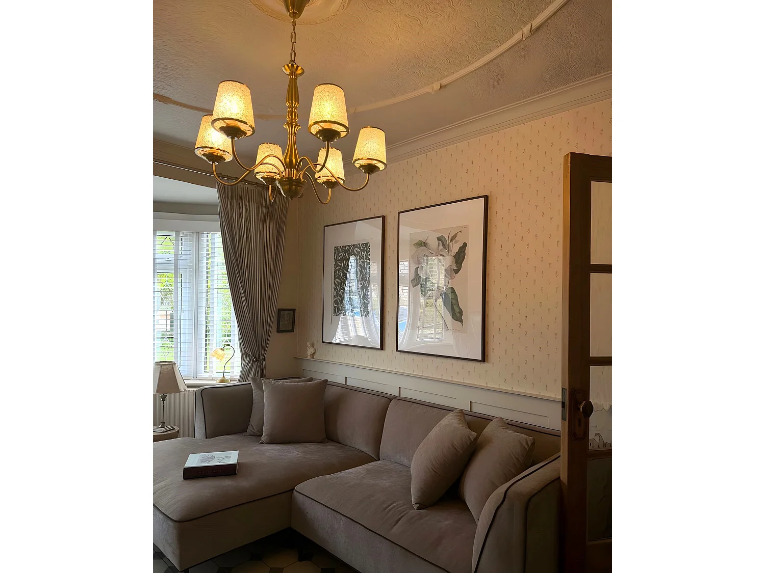 Lustre BRADANO Métal Laiton
