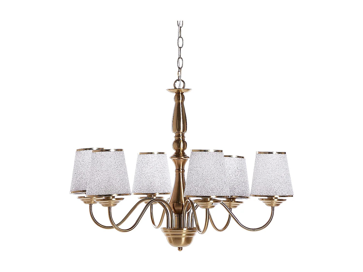 Lustre BRADANO Métal Laiton