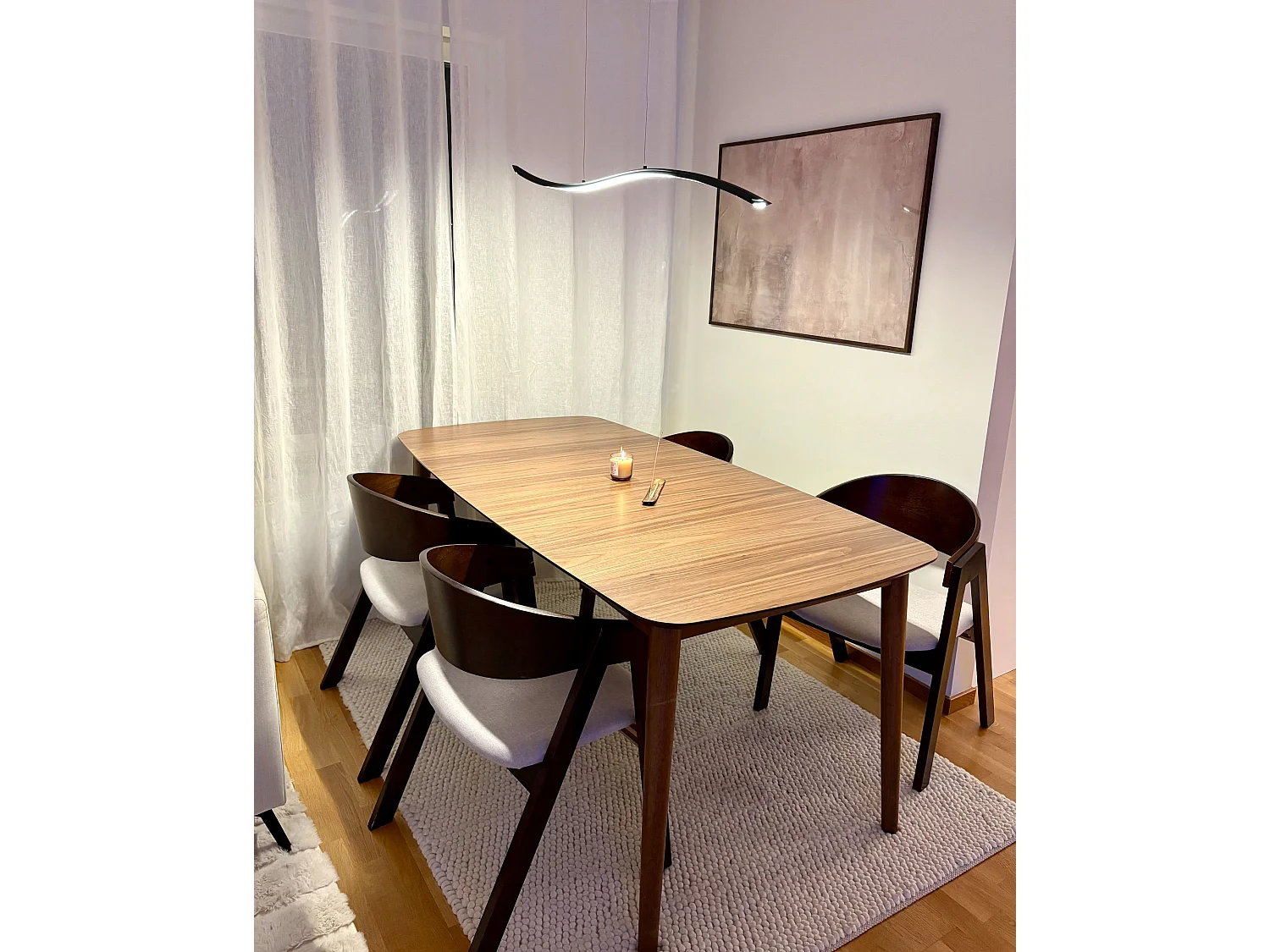 LED hanglamp CALAO Metaal Zwart