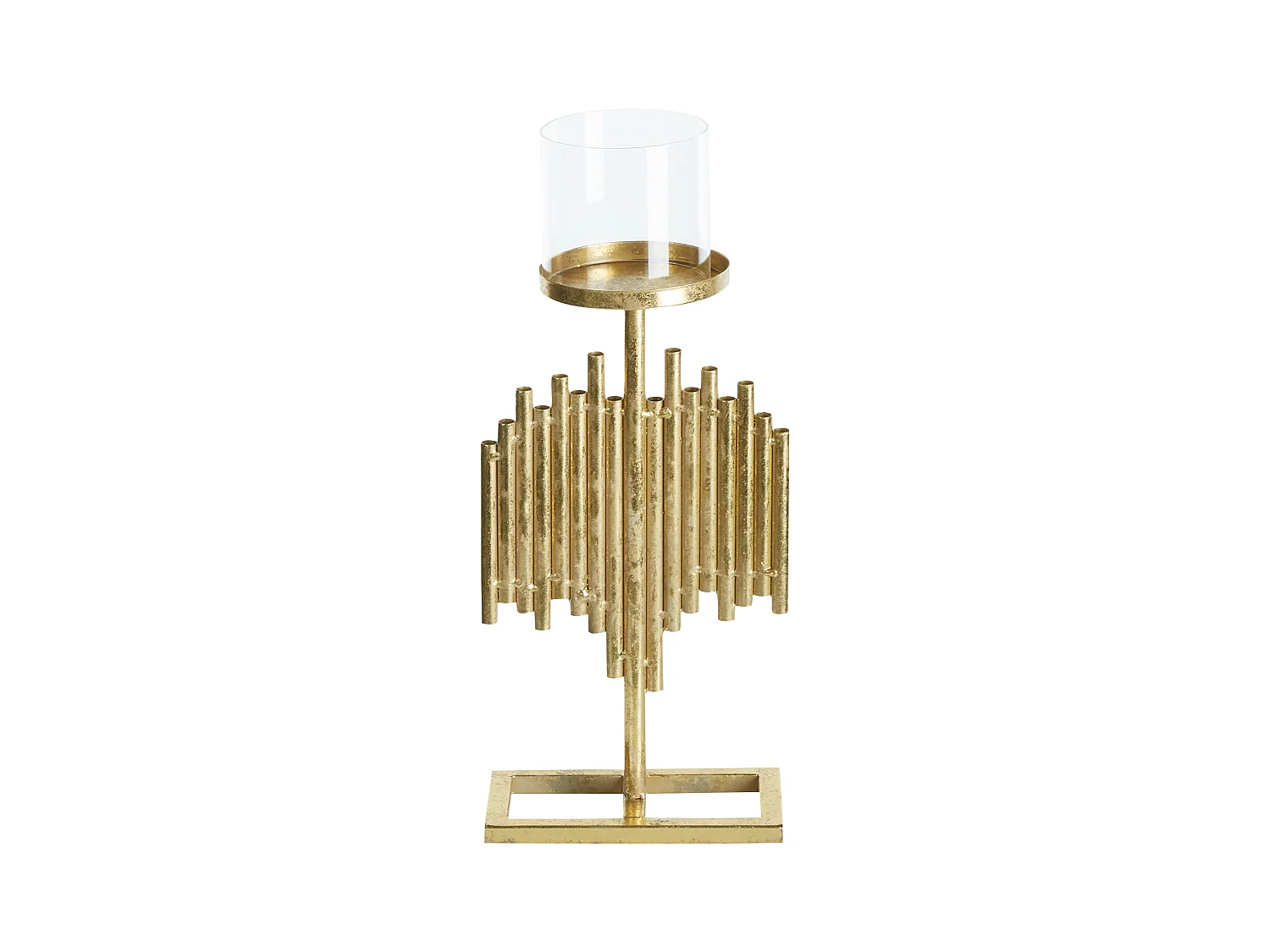 Bougeoir NIAS Métal 47 cm Doré