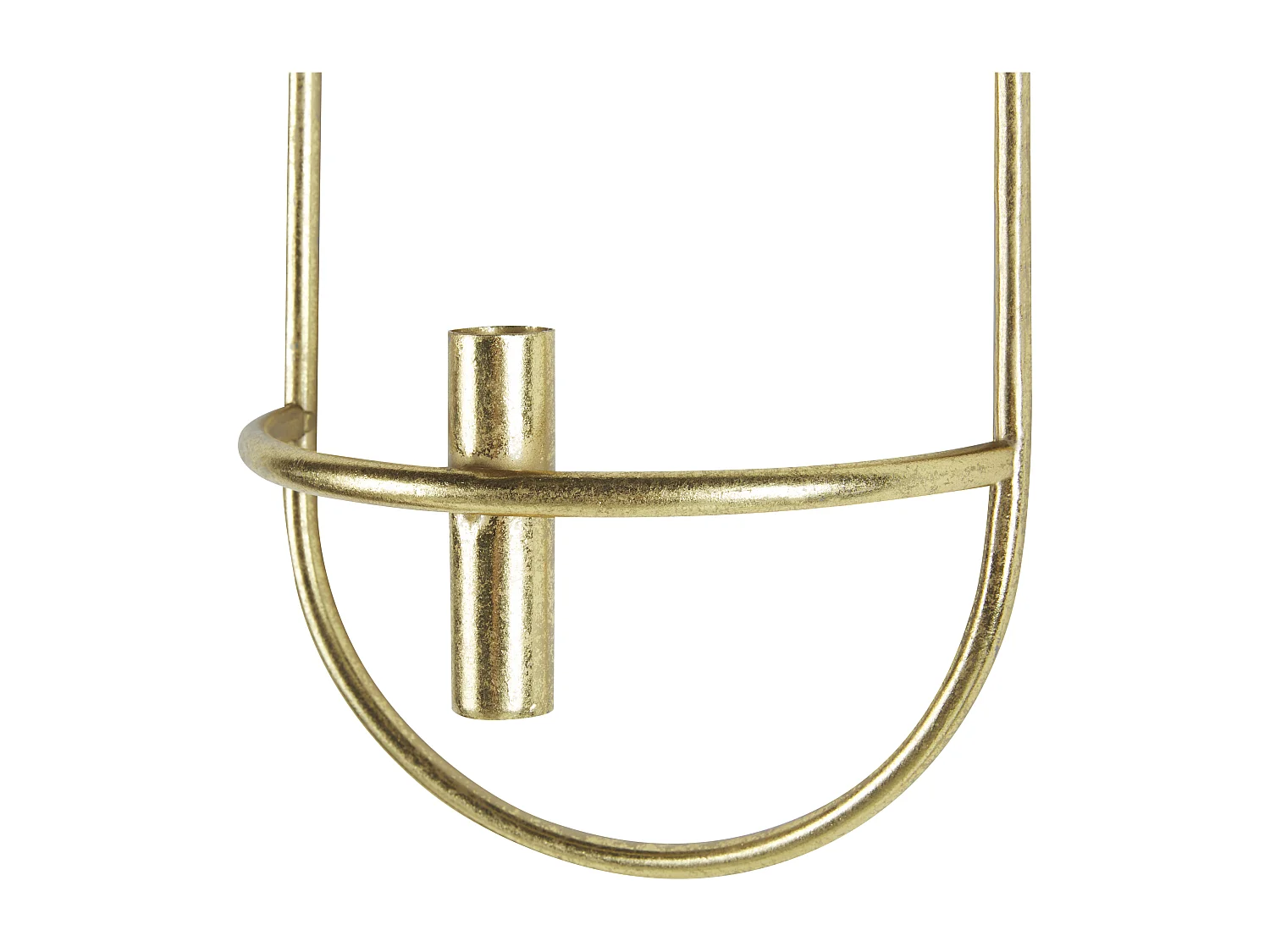 Zestaw 2 świeczników wiszących CAVIANA Metal 38 cm Złoty