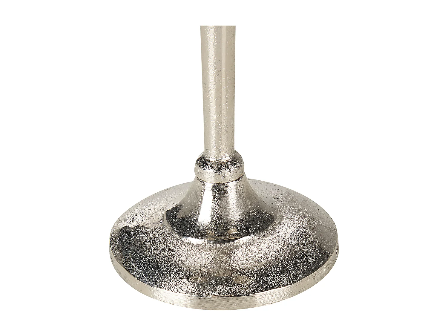 Świecznik PETRA Metal 35 cm Srebrny