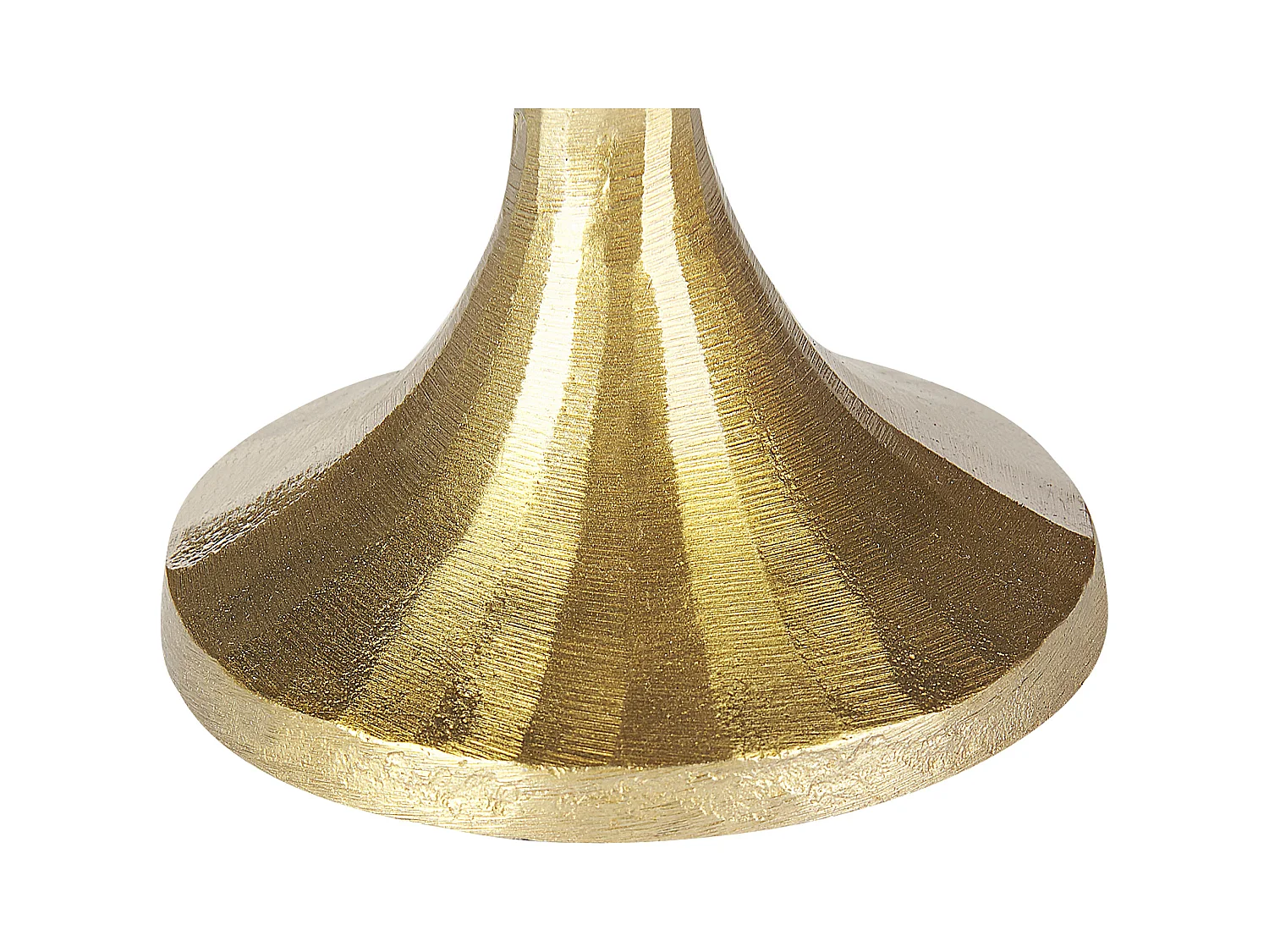 Set van 3 kaarshouders ZIMBABWE Metaal 36 cm Goud