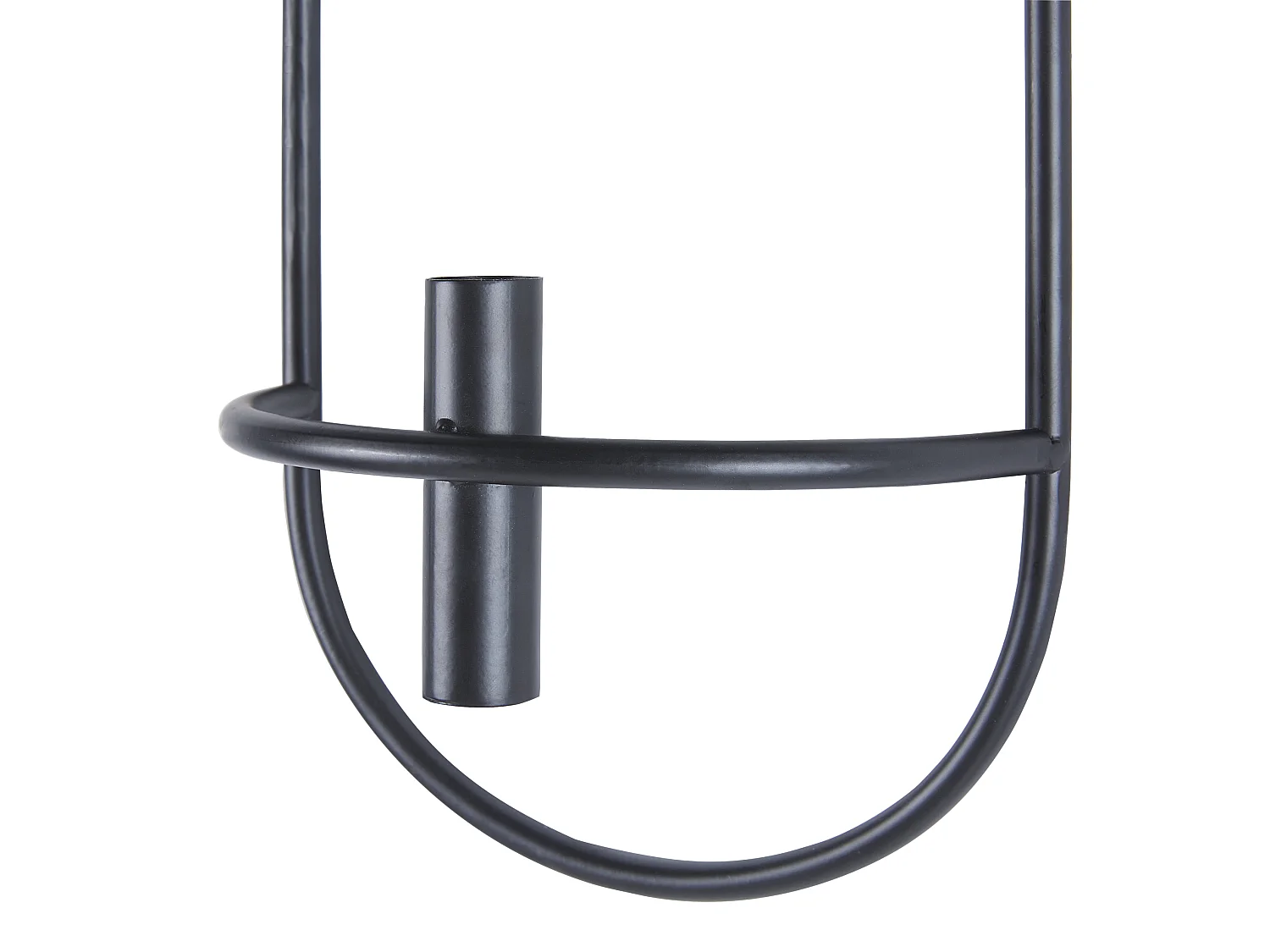 Wandkerzenhalter 2er Set CAVIANA Metall 38 cm Schwarz