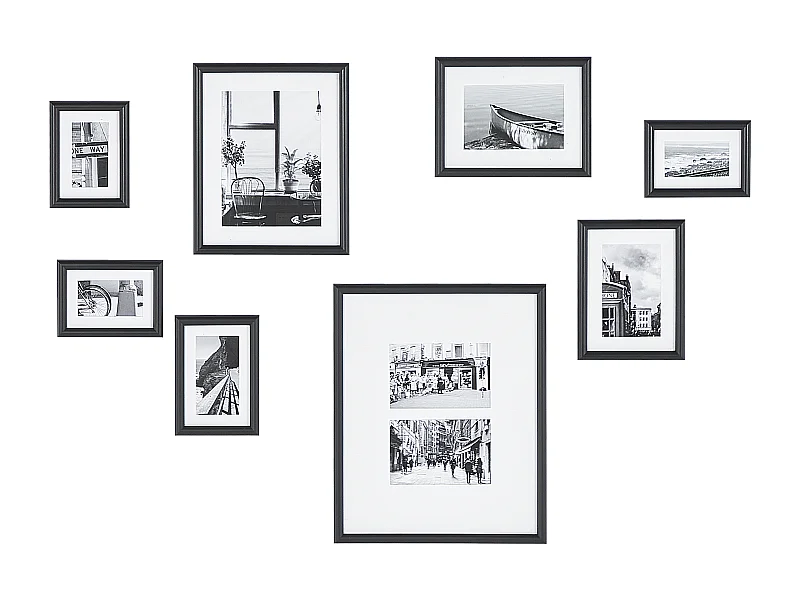 Fotolijst GARANGO Stedelijk motief Maritiem motief Zwart