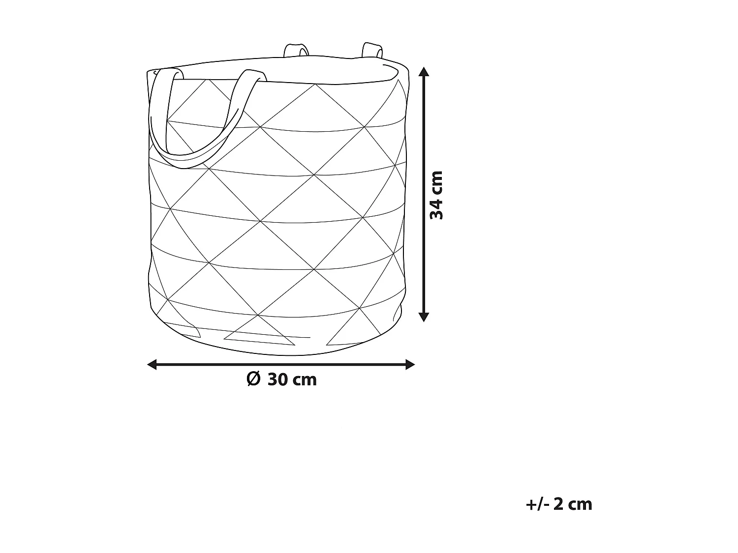 Panier MADOLA Coton Beige