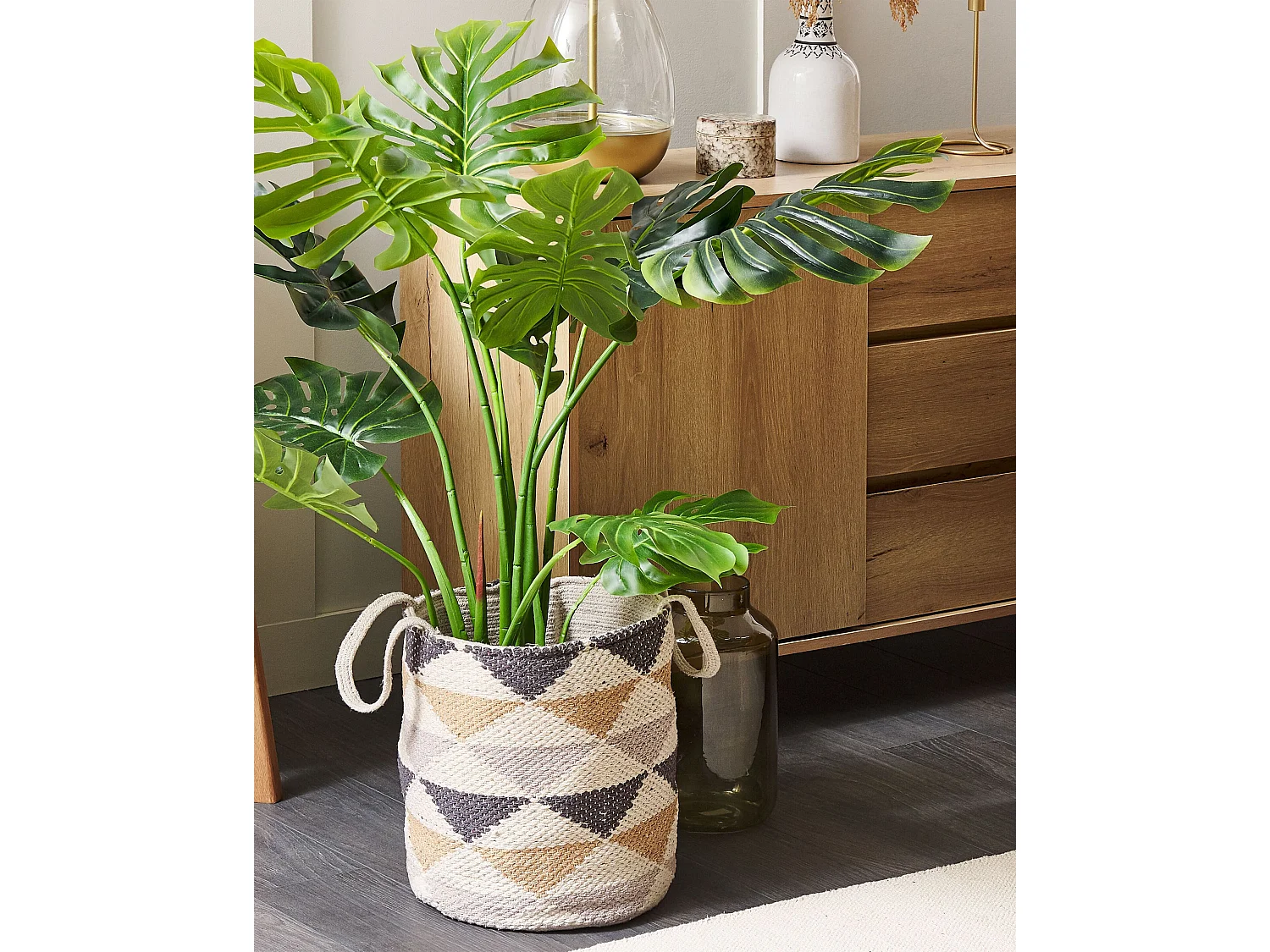 Panier MADOLA Coton Beige