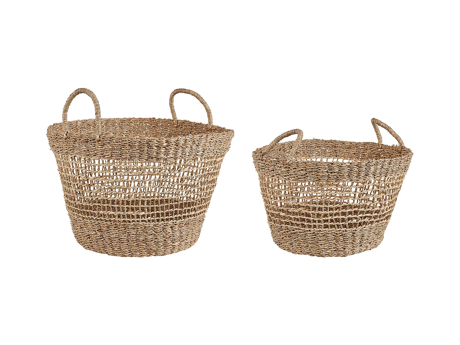Lot de 2 paniers AROWANA Herbier marin Naturel