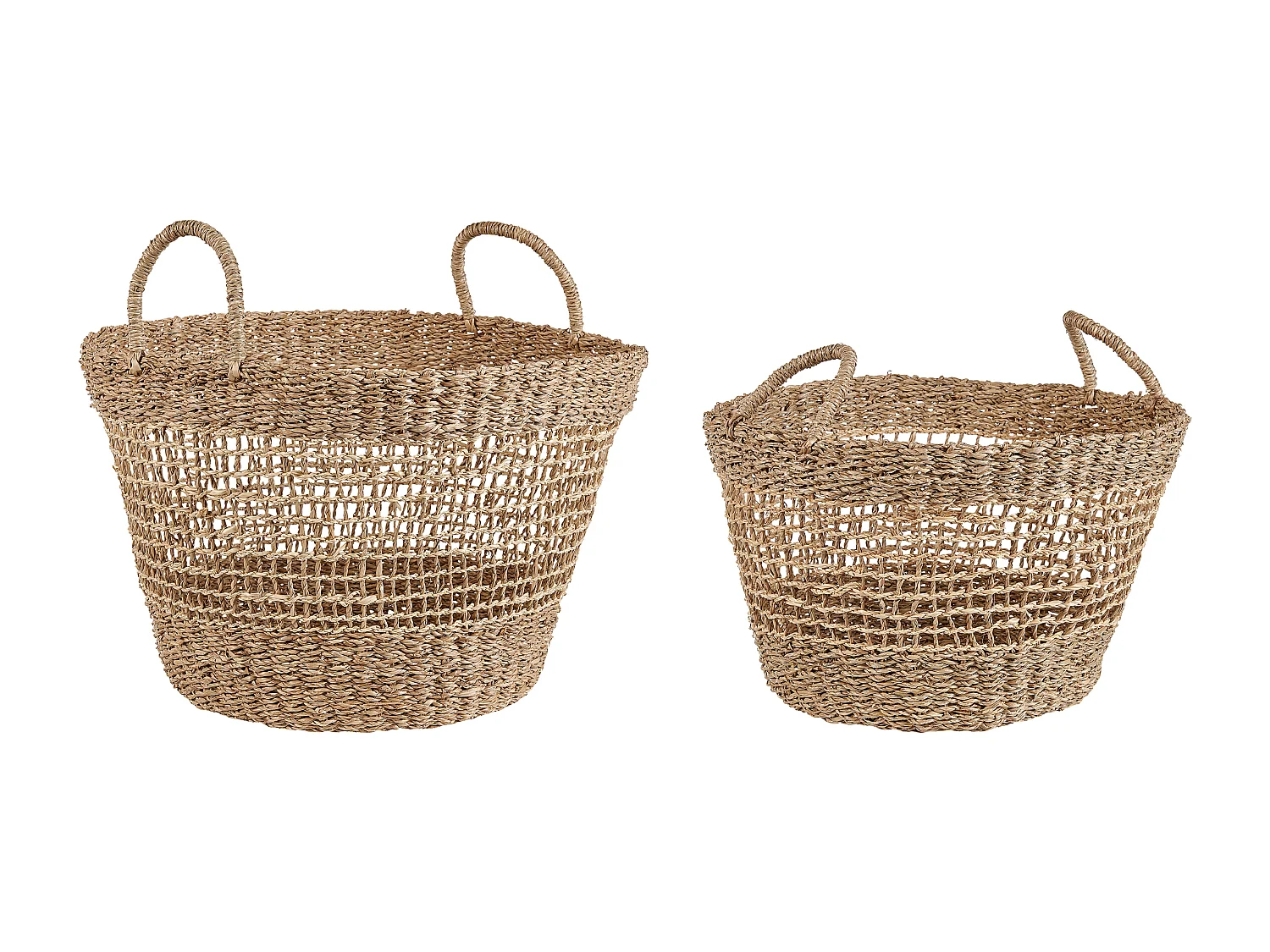 Set di 2 cestini AROWANA Alghe marine Naturale