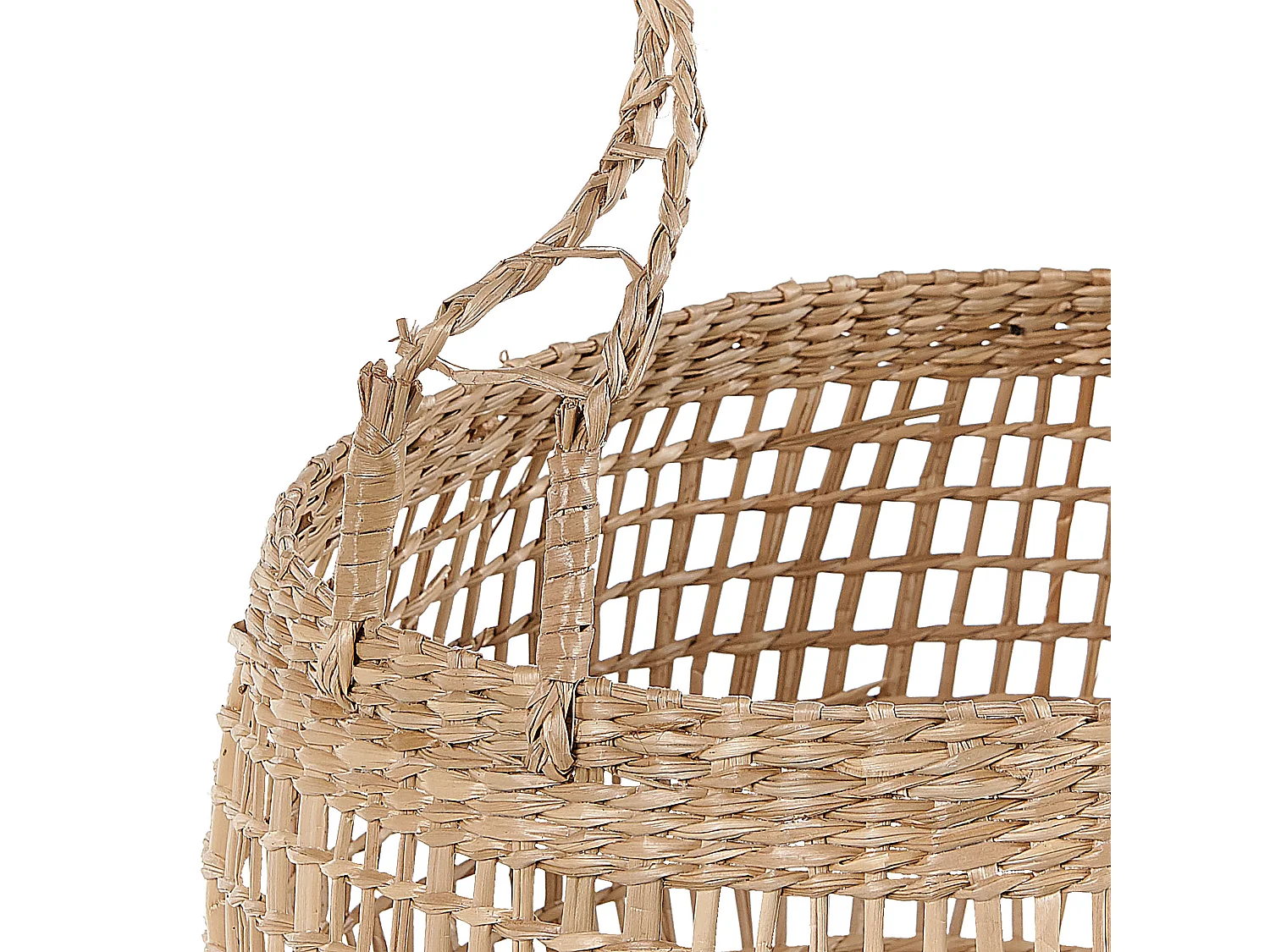 Lot de 3 paniers ARAPAIMA Herbier marin Frêne naturel