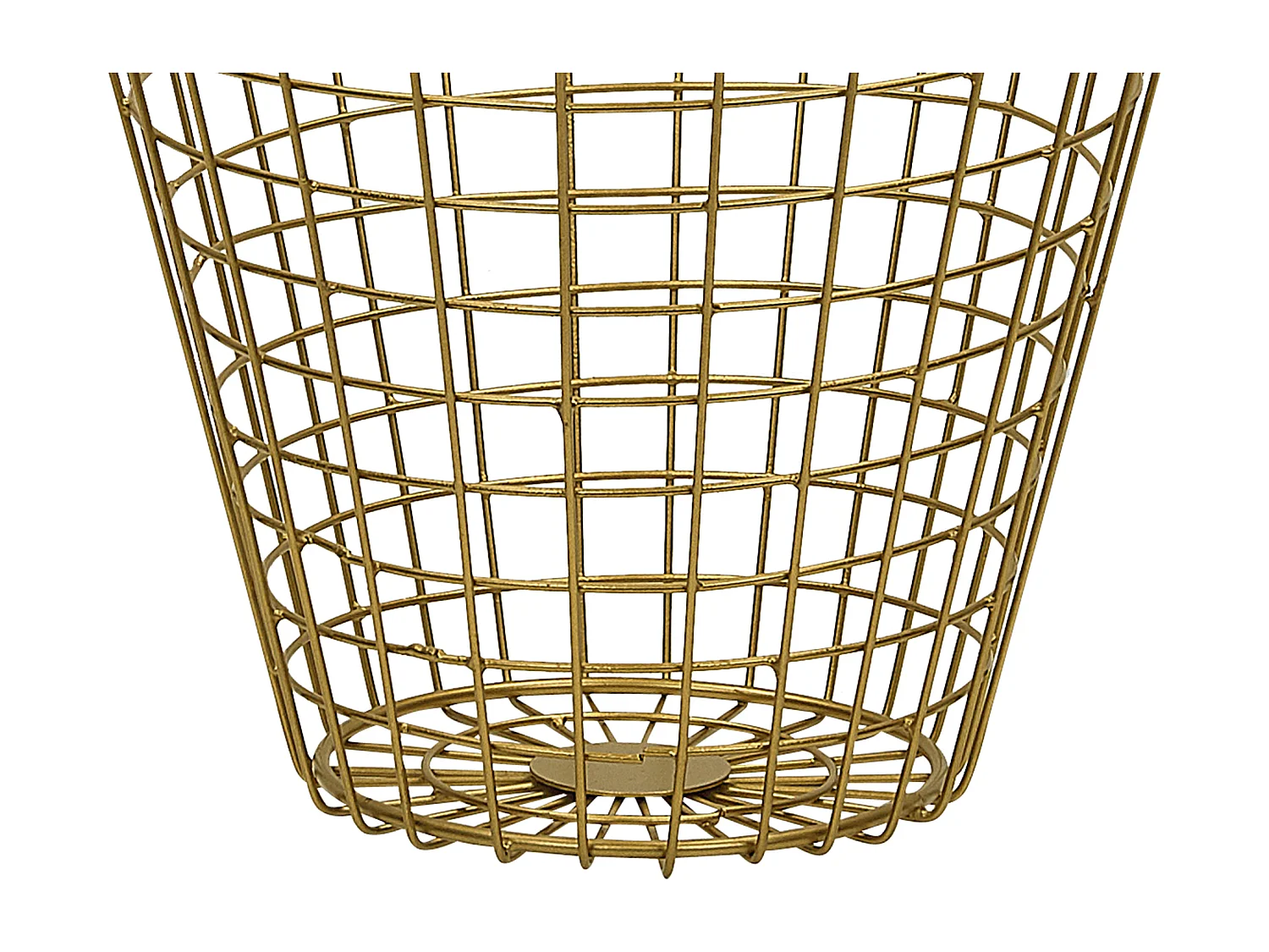 Cesta NITMA Metal Dorado