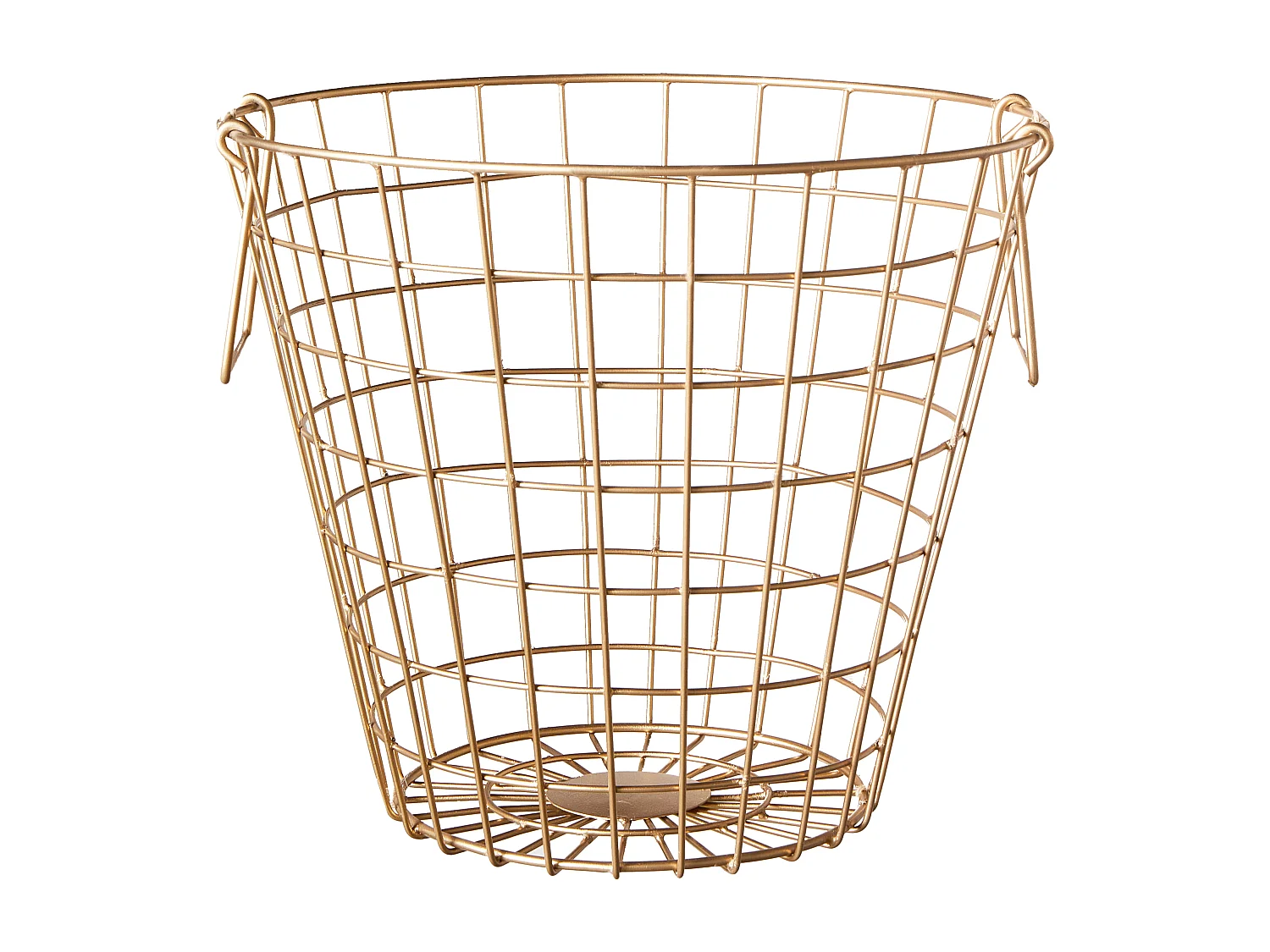 Panier NITMA Métal Doré