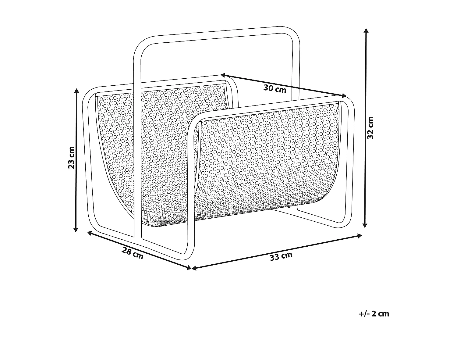 Revistero BELA Metal Negro