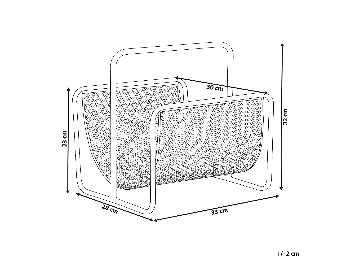 Magazine Rack BELA Metal Black