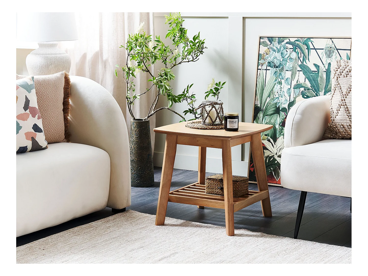 Tavolino da caffè TULARE Legno Marrone chiaro