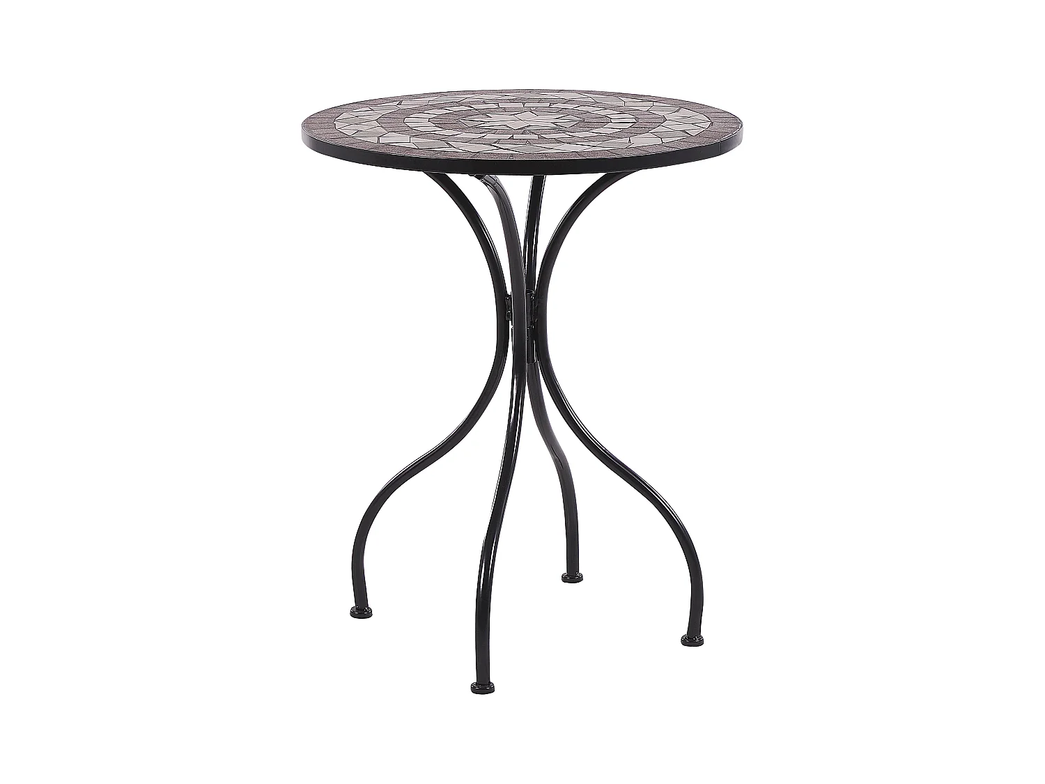 Table bistrot CARIATI 60 cm 60 cm Noir
