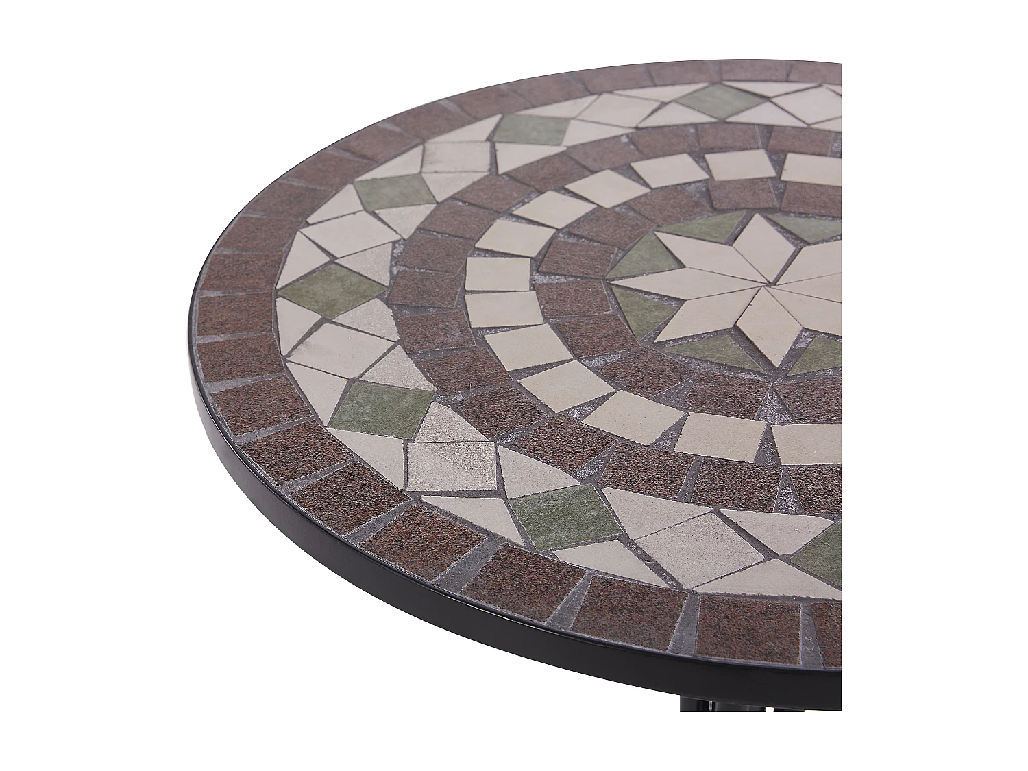 Stolik bistro CARIATI 60 cm 60 cm Czarny