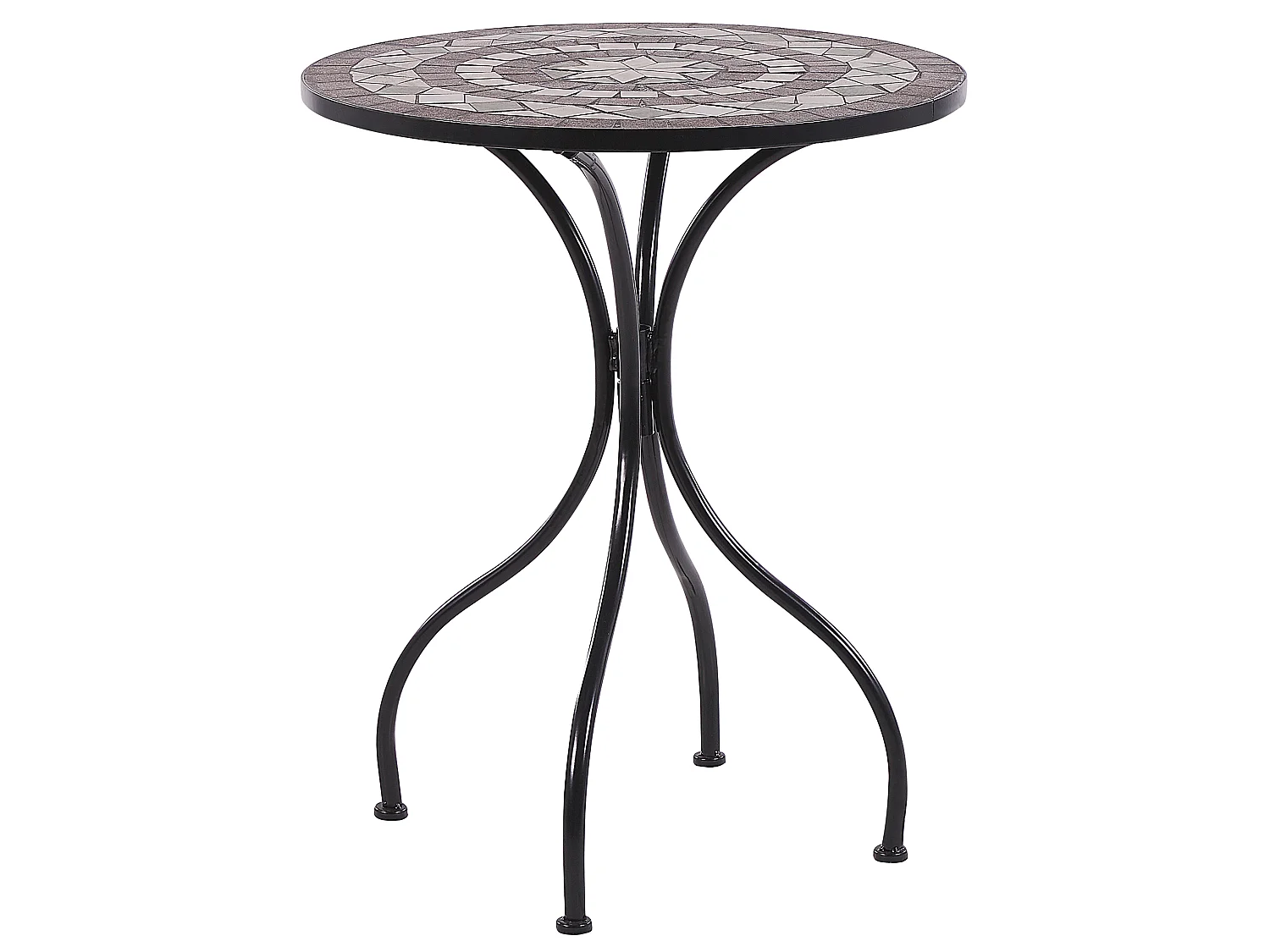 Bistro Table CARIATI 60 cm 60 cm Black