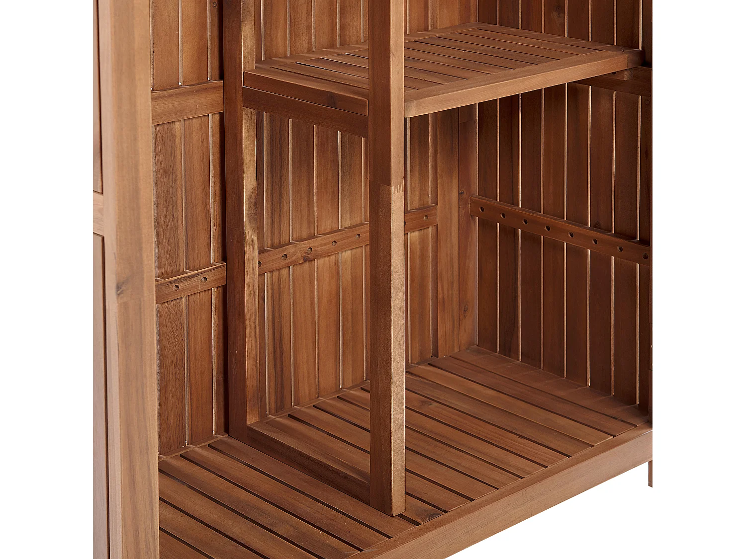 Armoire de jardin SAVOCA Acacia 100 cm 40 cm Marron