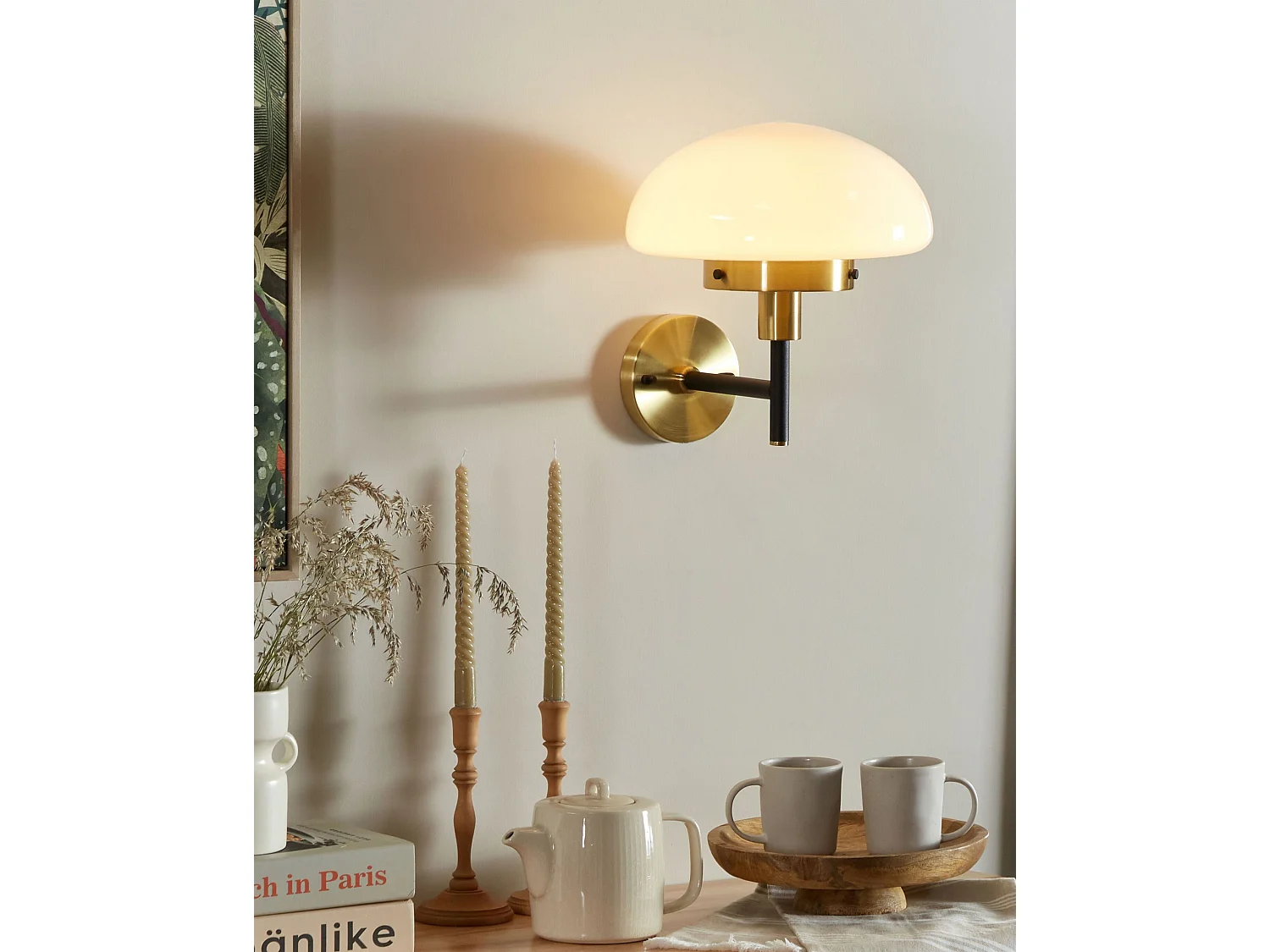 Wandlamp MINIJA Metaal Zwart