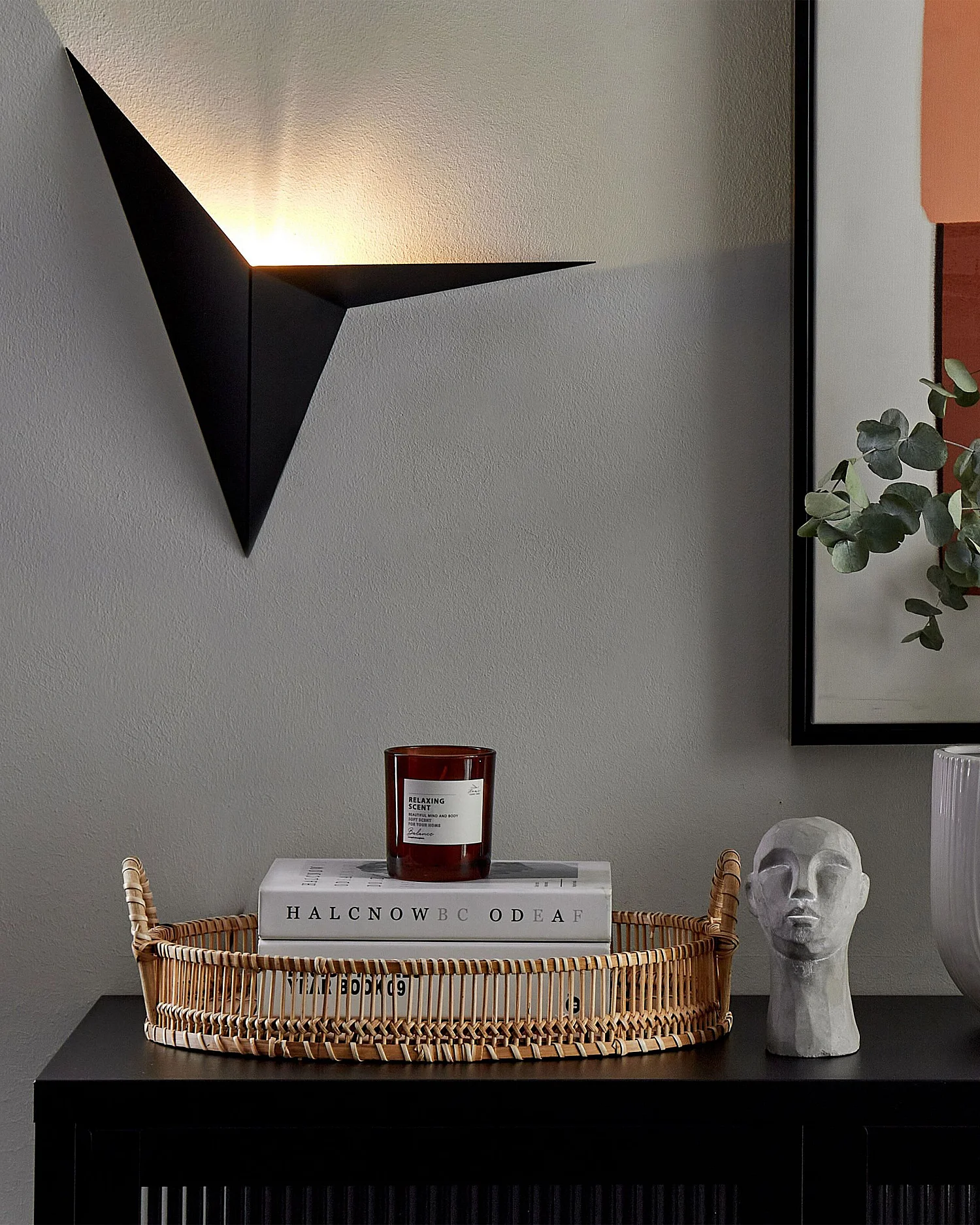 Lampe murale BRIANCE Métal Noir