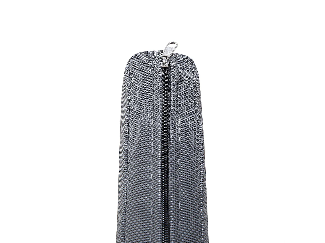 Lot de 4 chaises de jardin BACOLI Tissu Gris foncé