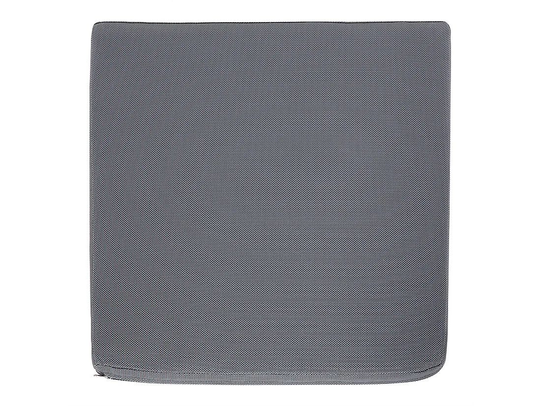 Lot de 4 chaises de jardin BACOLI Tissu Gris foncé