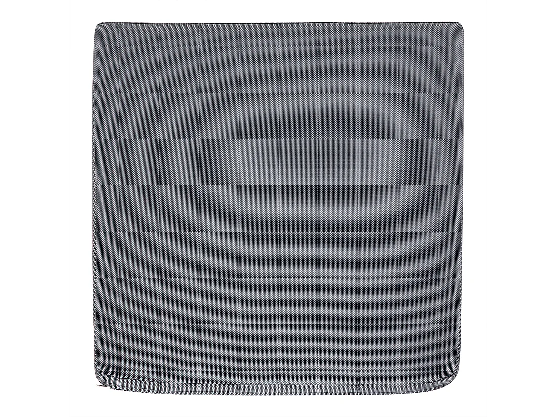 Lot de 4 chaises de jardin BACOLI Tissu Gris foncé