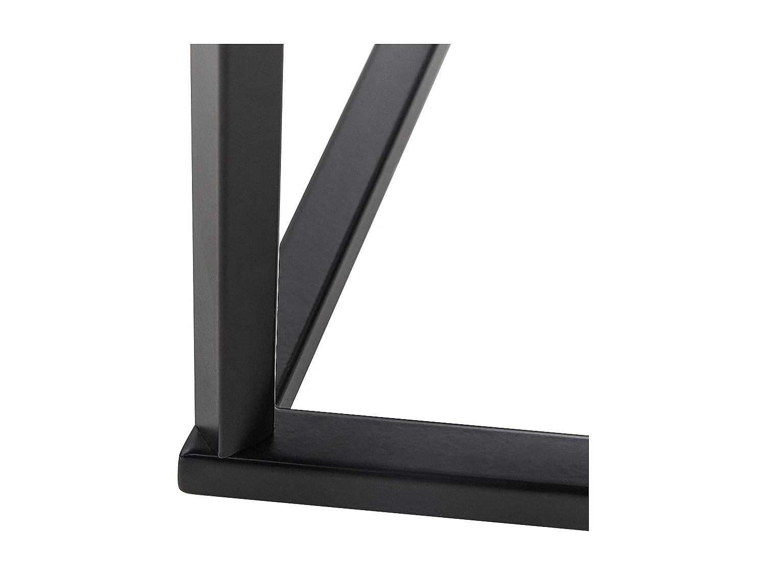 Consoletafel PERRIN Veiligheidsglas Wit marmer