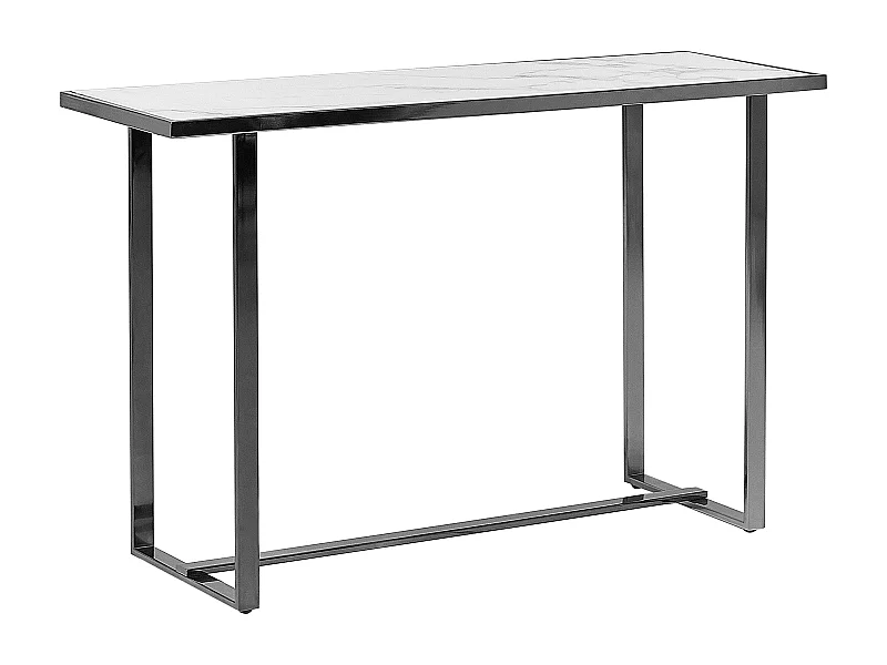 Consoletafel PLANO Veiligheidsglas Wit marmer