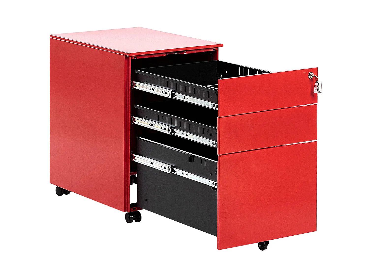 Kantoorkast CAMI Metaal Rood