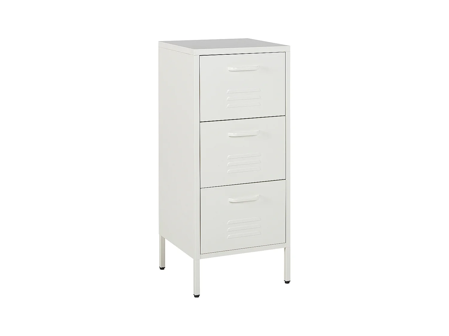 Meuble de rangement WOSTOK Métal Blanc