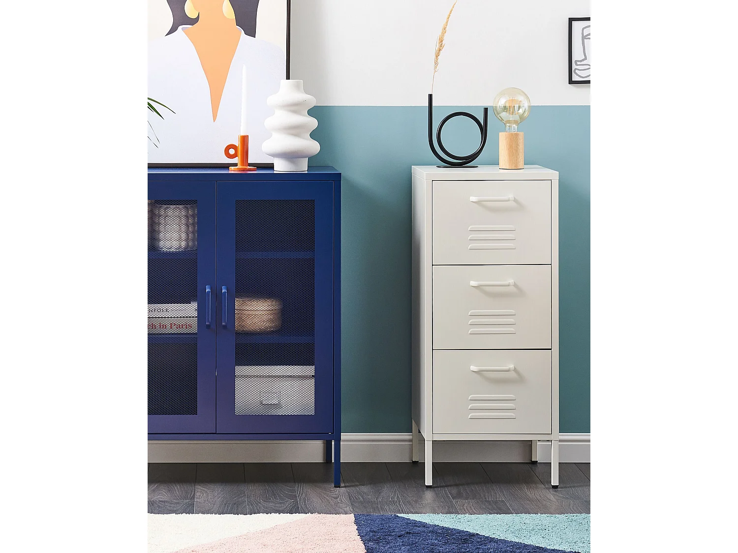 Mueble de oficina WOSTOK Metal Blanco