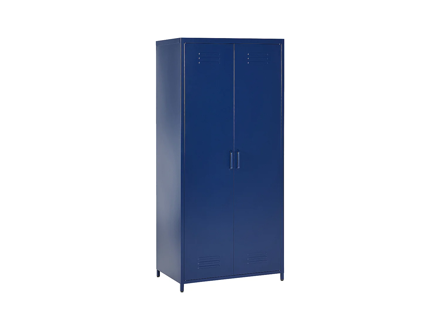 Meuble de rangement VARNA Métal Bleu marine