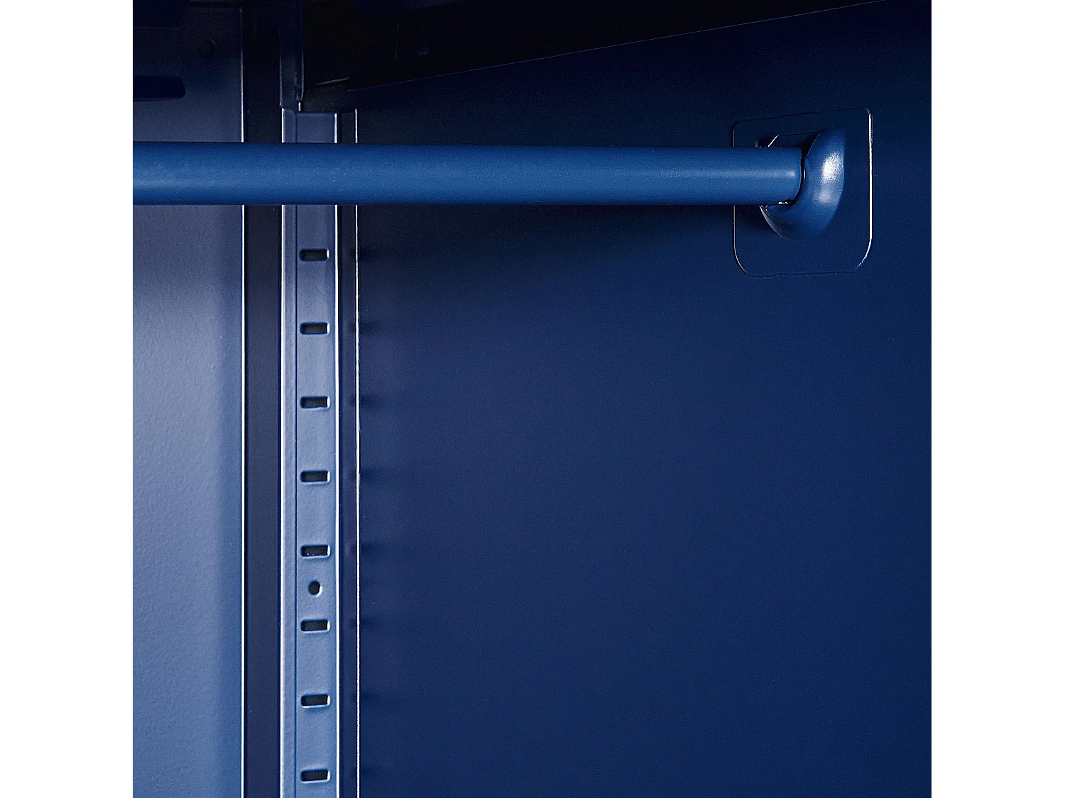 Meuble de rangement VARNA Métal Bleu marine
